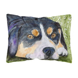 Caroline'S Treasures Ss8596Pw1216 Entlebucher Mountain Dog Decorative Canvas Fabric Pillow, Large, Multicolor
