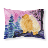 Caroline'S Treasures Ss8606Pillowcase Pomeranian Moisture Wicking Fabric Standard Pillowcase, Large, Multicolor