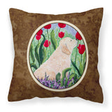Caroline'S Treasures Ss8610Pw1414 Golden Retriever Decorative Canvas Fabric Pillow, Large, Multicolor