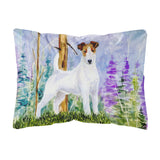 Caroline'S Treasures Ss8637Pw1216 Jack Russell Terrier Decorative Canvas Fabric Pillow, Large, Multicolor