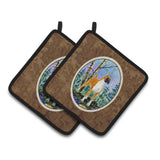 Caroline'S Treasures Boxer Pair Of Pot Holders Ss8650Pthd, 7.5Hx7.5W, Multicolor