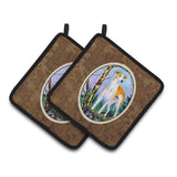 Caroline'S Treasures Whippet Pair Of Pot Holders Ss8662Pthd, 7.5Hx7.5W, Multicolor