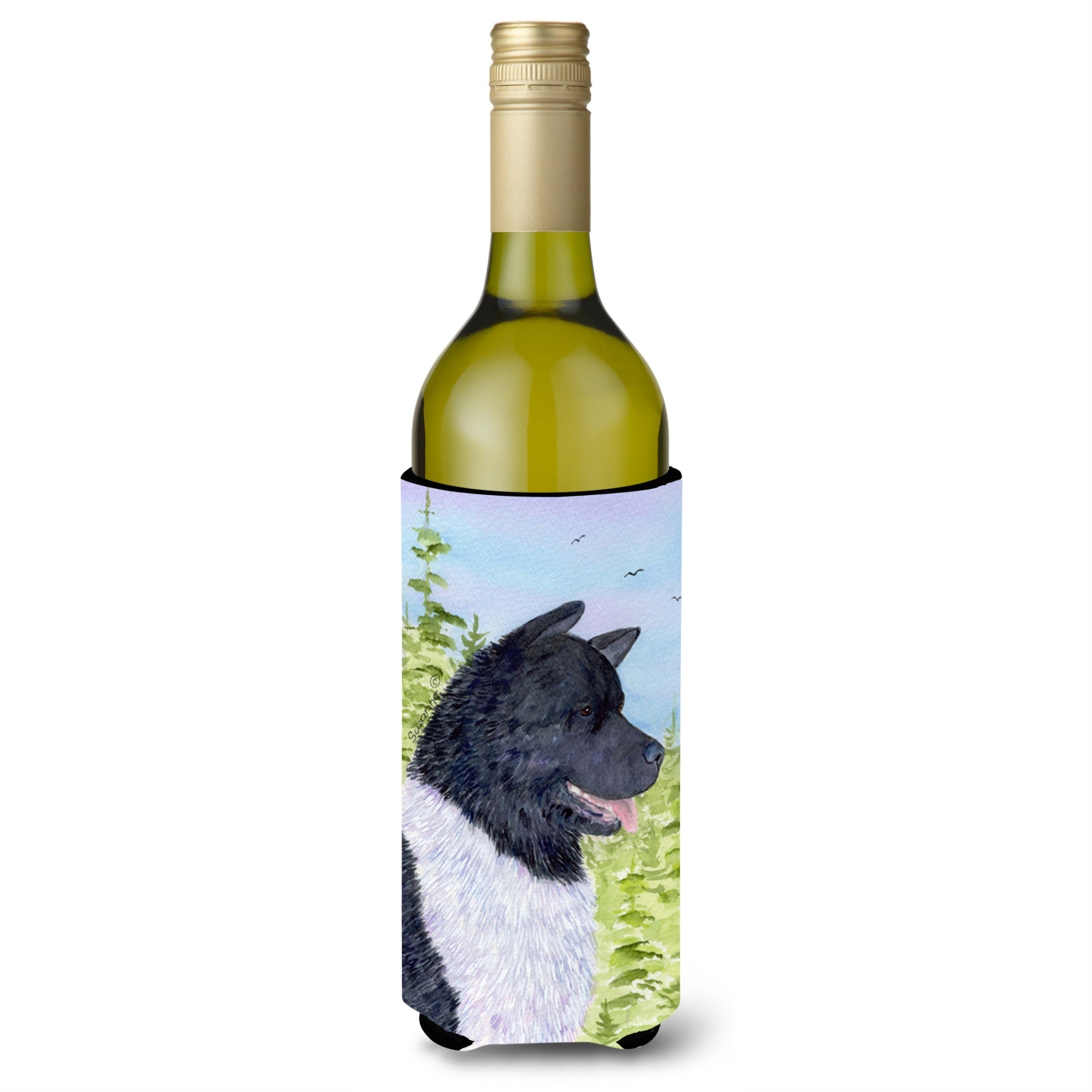 Akita Wine Bottle Beverage Insulator Beverage Insulator Hugger