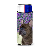French Bulldog Ultra Beverage Insulators For Slim Cans Ss8676Muk