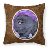 Caroline'S Treasures Ss8686Pw1414 Pomeranian Decorative Canvas Fabric Pillow, Large, Multicolor