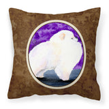Caroline'S Treasures Ss8688Pw1414 Pomeranian Decorative Canvas Fabric Pillow, Large, Multicolor