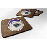Caroline'S Treasures Ss8691Fc Keeshond Foam Coasters (Set Of 4), 3.5 H X 3.5 W, Multicolor