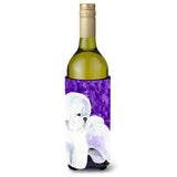 Bichon Frise Wine Bottle Beverage Insulator Beverage Insulator Hugger Ss8692Literk