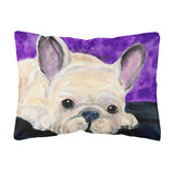 Caroline'S Treasures Ss8698Pw1216 French Bulldog Decorative Canvas Fabric Pillow, Large, Multicolor