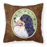 Caroline'S Treasures Ss8706Pw1414 Bernese Mountain Dog Decorative Canvas Fabric Pillow, Large, Multicolor