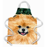 Caroline'S Treasures Ss8725Apron Pomeranian Apron, Large, Multicolor