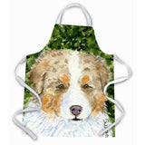 Caroline'S Treasures Ss8732Apron Australian Shepherd Apron, Large, Multicolor