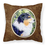 Caroline'S Treasures Ss8737Pw1414 Australian Shepherd Decorative Canvas Fabric Pillow, Large, Multicolor