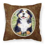 Caroline'S Treasures Ss8750Pw1414 Bernese Mountain Dog Decorative Canvas Fabric Pillow, Large, Multicolor