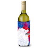 Samoyed Wine Bottle Beverage Insulator Beverage Insulator Hugger Ss8752Literk