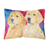 Caroline'S Treasures Ss8754Pw1216 Golden Retriever Decorative Canvas Fabric Pillow, Large, Multicolor