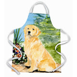 Caroline'S Treasures Ss8758Apron Golden Retriever Apron, Large, Multicolor