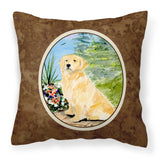 Caroline'S Treasures Ss8758Pw1414 Golden Retriever Decorative Canvas Fabric Pillow, Large, Multicolor