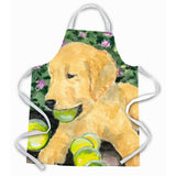 Caroline'S Treasures Ss8759Apron Golden Retriever Apron, Large, Multicolor