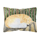 Caroline'S Treasures Ss8760Pw1216 Golden Retriever Decorative Canvas Fabric Pillow, Large, Multicolor