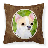 Caroline'S Treasures Ss8786Pw1414 Chihuahua Decorative Canvas Fabric Pillow, Large, Multicolor