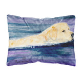 Caroline'S Treasures Ss8814Pw1216 Golden Retriever Decorative Canvas Fabric Pillow, Large, Multicolor