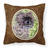 Caroline'S Treasures Ss8815Pw1414 Cairn Terrier Decorative Canvas Fabric Pillow, Large, Multicolor
