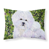 Caroline'S Treasures Ss8817Pillowcase Bichon Frise Moisture Wicking Fabric Standard Pillowcase, Large, Multicolor
