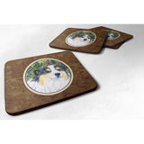 Caroline'S Treasures Ss8821Fc Australian Shepherd Foam Coasters (Set Of 4), 3.5 H X 3.5 W, Multicolor