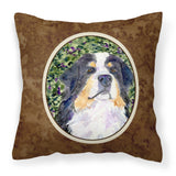 Caroline'S Treasures Ss8830Pw1414 Bernese Mountain Dog Decorative Canvas Fabric Pillow, Large, Multicolor