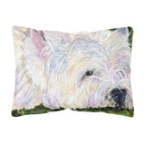 Caroline'S Treasures Ss8831Pw1216 Westie Decorative Canvas Fabric Pillow, Large, Multicolor