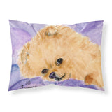 Caroline'S Treasures Ss8834Pillowcase Pomeranian Moisture Wicking Fabric Standard Pillowcase, Large, Multicolor
