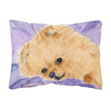 Caroline'S Treasures Ss8834Pw1216 Pomeranian Decorative Canvas Fabric Pillow, Large, Multicolor
