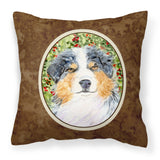 Caroline'S Treasures Ss8848Pw1414 Australian Shepherd Decorative Canvas Fabric Pillow, Large, Multicolor