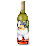 Australian Shepherd Wine Bottle Beverage Insulator Beverage Insulator Hugger Ss8849Literk