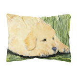 Caroline'S Treasures Ss8864Pw1216 Golden Retriever Decorative Canvas Fabric Pillow, Large, Multicolor