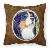 Caroline'S Treasures Ss8867Pw1414 Bernese Mountain Dog Decorative Canvas Fabric Pillow, Large, Multicolor