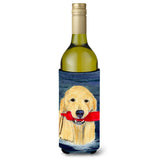 Golden Retriever Wine Bottle Beverage Insulator Beverage Insulator Hugger Ss8868Literk
