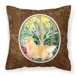 Caroline'S Treasures Ss8886Pw1414 Golden Retriever Decorative Canvas Fabric Pillow, Large, Multicolor