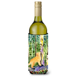 Golden Retriever Wine Bottle Beverage Insulator Beverage Insulator Hugger Ss8887Literk