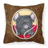 Caroline'S Treasures Ss8899Pw1414 French Bulldog Decorative Canvas Fabric Pillow, Large, Multicolor