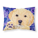 Caroline'S Treasures Ss8903Pillowcase Golden Retriever Moisture Wicking Fabric Standard Pillowcase, Large, Multicolor