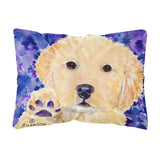 Caroline'S Treasures Ss8903Pw1216 Golden Retriever Decorative Canvas Fabric Pillow, Large, Multicolor