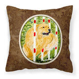 Caroline'S Treasures Ss8906Pw1414 Golden Retriever Decorative Canvas Fabric Pillow, Large, Multicolor