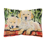 Caroline'S Treasures Ss8908Pw1216 Golden Retriever Decorative Canvas Fabric Pillow, Large, Multicolor