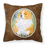 Caroline'S Treasures Ss8918Pw1414 Sheltie Decorative Canvas Fabric Pillow, Large, Multicolor