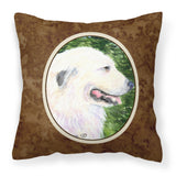 Caroline'S Treasures Ss8922Pw1414 Great Pyrenees Decorative Canvas Fabric Pillow, Large, Multicolor