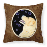 Caroline'S Treasures Ss8940Pw1414 Golden Retriever Decorative Canvas Fabric Pillow, Large, Multicolor