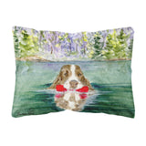 Caroline'S Treasures Ss8943Pw1216 Springer Spaniel Decorative Canvas Fabric Pillow, Large, Multicolor
