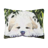 Caroline'S Treasures Ss8944Pw1216 Golden Retriever Decorative Canvas Fabric Pillow, Large, Multicolor